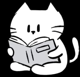 Cat reading